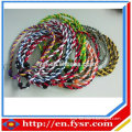 new products 3 ropes weave titanium nylon sports necklaces for kids